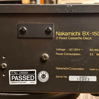 Nakamichi BX-150 Two-head Cassette Deck image 13