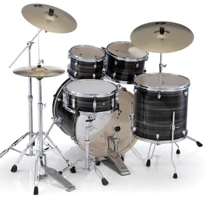 Export 5 Piece Shell Pack 22/16/12/10/14 Metallic Amethyst Twist with Hardware (Cymbals Sold Separately) image 4