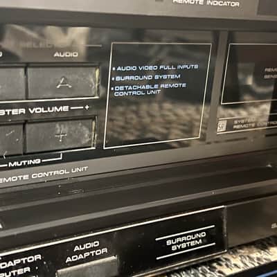 Vintage Pioneer SA-V70 1986 Receiver with Detachable Remote- Black image 13