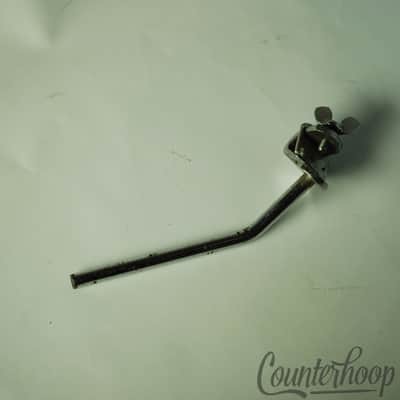 *Ludwig Bass Drum Clamp-On Spur Mount Fixed Spike/Leg Chrome Vintage 50s WFL W&A image 1