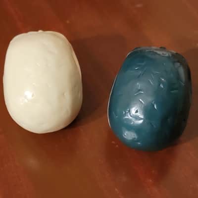 Beadbrain Skull Shakers Percussion Maraca Green White *LOT OF 2* NEW image 4