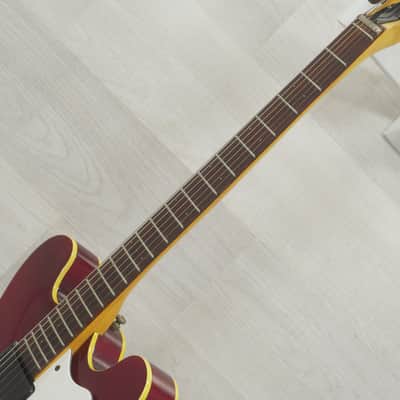 Used Mosrite Celebrity Electric Guitar Red image 9
