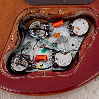 1976 Gibson Les Paul Standard Vintage Guitar Cherry Sunburst w/ T Tops, Case image 15