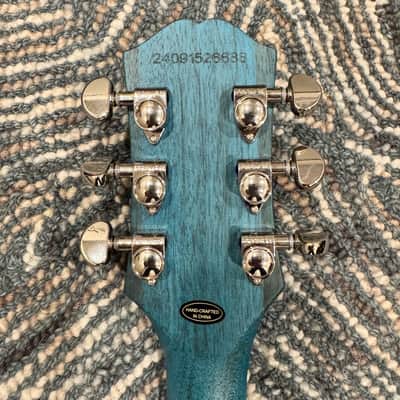 Epiphone Les Paul Traditional Pro IV  - Worn Pacific Blue image 9