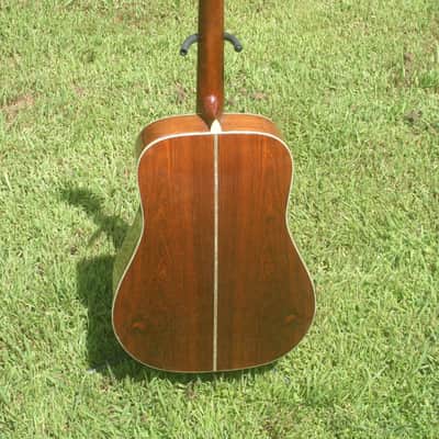 1975 Yairi YW-600 Dreadnought Guitar New Jacaranda Natural+Hard Case image 7