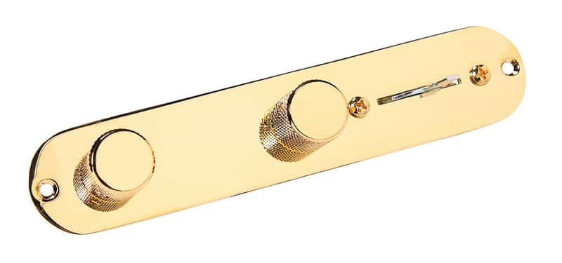 920D Custom T4W-G Upgraded Replacement 4 Way Control Plate for T Style Guitar, Gold image 1