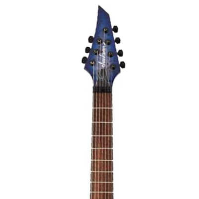 Used Jackson Pro Series Chris Broderick Sig. Soloist 7P - Transparent Blue image 5