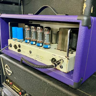 Matamp GT-100 c 1970 - Purple original vintage UK England ormat orange white image 6