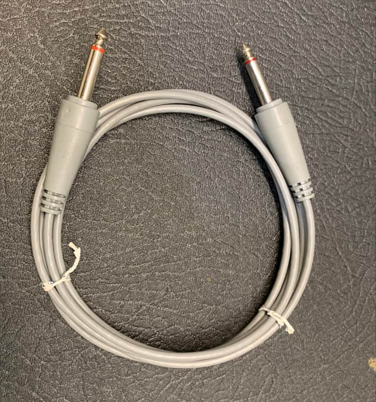Late 1960’s Fender grey instrument cable N.O.S. With original ties image 1