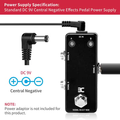 Signal Line Select A/B Box Switch Mini Guitar Effect Pedal Channel True Bypass image 4