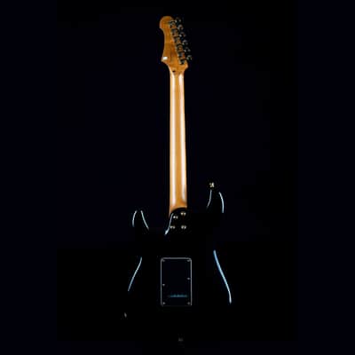 Jet JS-400 BK G Electric Guitar, Black, Gold Hardware image 2