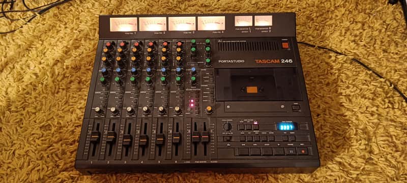 TASCAM Portastudio 246 + RC-71 remote | Reverb
