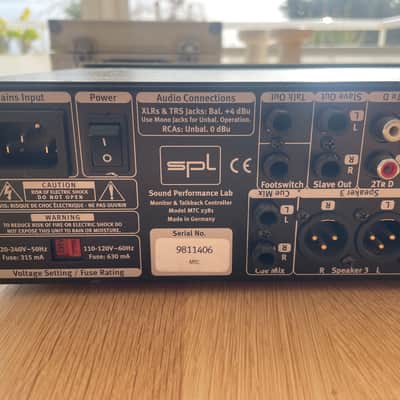 SPL 2381 MTC Monitor and Talkback Controller 2008 - 2022 - Black image 2