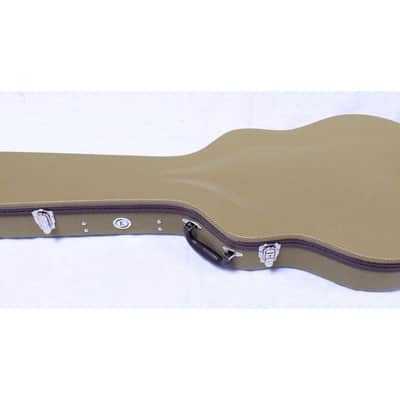 Allen Eden Tweed Hard Shell guitar case with wine red plush for 335 or Similar image 11