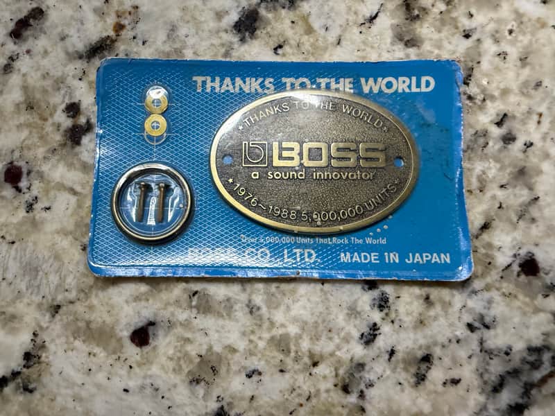 Boss Keychain Unused 1988 Unopened image 1