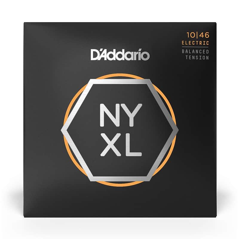 D'Addario NYXL Nickel Wound Electric Guitar Strings (.010 - .046 Balanced Tension) imagen 1