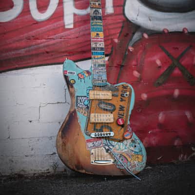 1980s Kawai F-III Vintage Neck Through Guitar Sunburst w/ Case