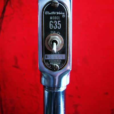 Vintage 1950's Electro-Voice 635 / 630 Omnidirectional Dynamic Microphone Hi Z 636 605 606 # 2 image 5