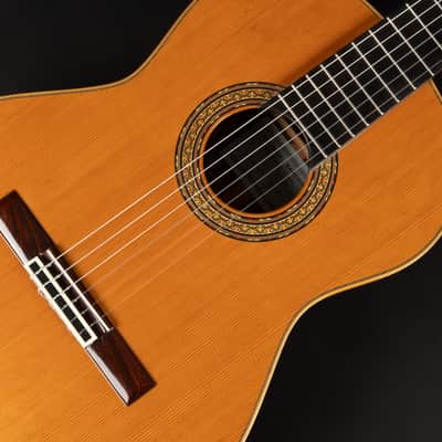 1999 Ricardo Sanchis Carpio III AM - Natural | All Solid Vintage Spanish Masterbuilt Classical Guitar Cedar Rosewood | Case image 7