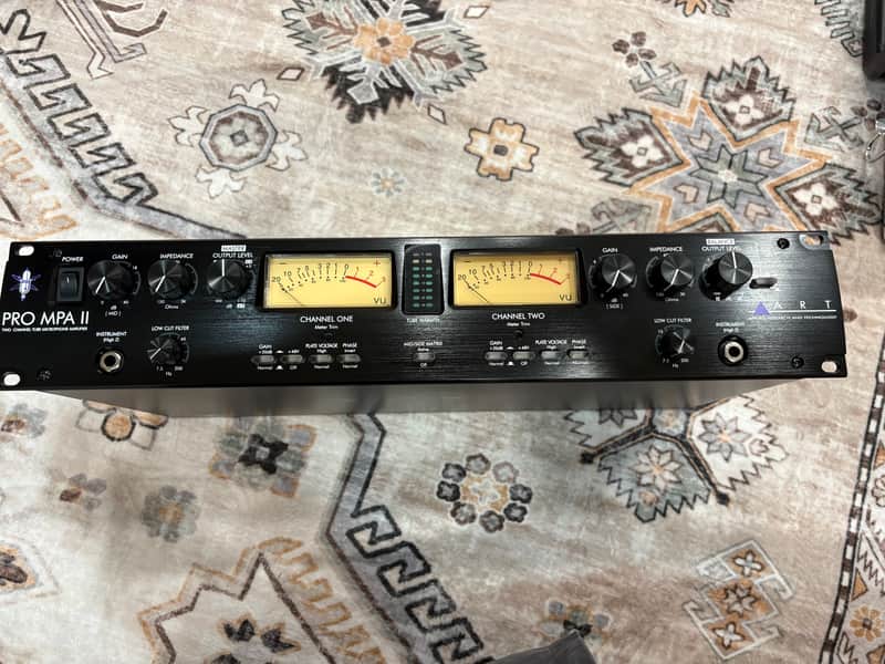 ART Pro MPA II 2-Channel Microphone Preamp