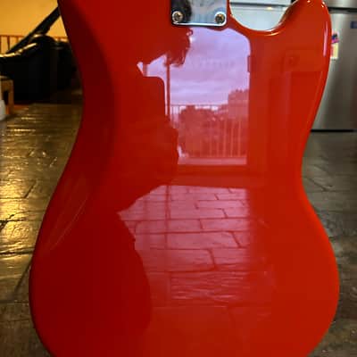 Fender Kurt Cobain Mustang Left-Handed 2012 - 2014 - Fiesta Red image 6