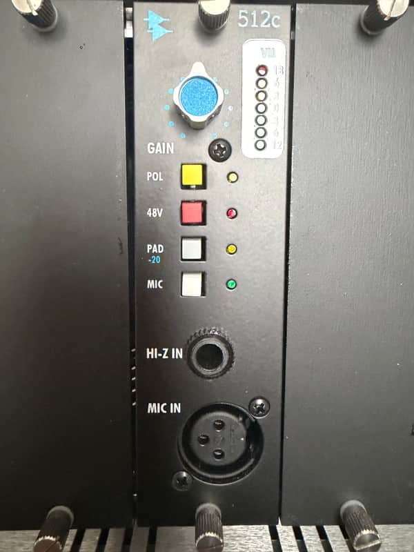API 512c 500 Series Mic Pre AND Shure A15AS Switchable Attenuator : 2 of 2 image 1