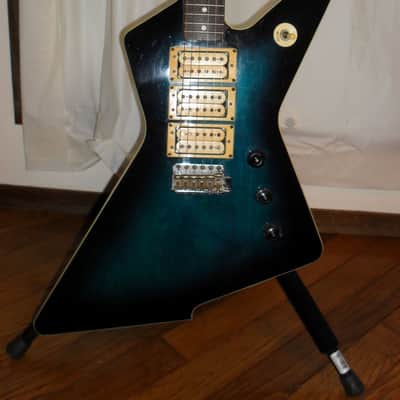 Ibanez Destroyer Early 1980's - Blue/Green burst image 5