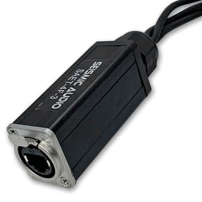 SAET-4MF-3 - 4 Channel, 3 Foot RJ45 Ethercon Cat5/Cat6 to XLR Female and Male Breakout Audio Snake Cable Bundle image 4