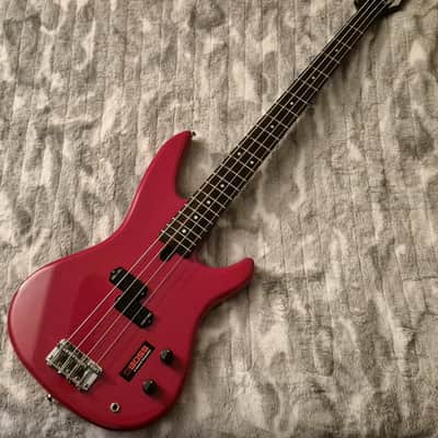 1988 Yamaha RBX200 w/ DiMarzio Pickup - OHSC - Candy Apple Red - Black Gloss Neck - 4-String Bass image 2