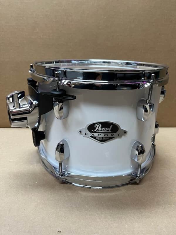 Pearl Export Series 10"x8" Rack Tom W/ Optimount - Pure White image 1