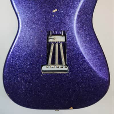 Fender Custom Shop Limited Edition Poblano II Strat Relic, Purple Sparkle, W/HSC image 14