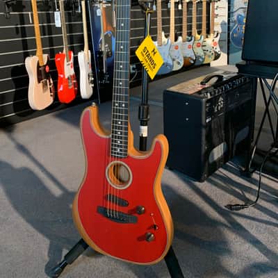 Fender American Acoustasonic Stratocaster 2020 Dakota Red image 1