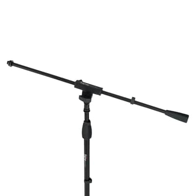 Gator Frameworks Standard Tripod Microphone Stand with Boom Arm, Adjustable Height, and Both 3/8\" and 5/8\" Adapters (GFW-MIC-2010) image 2