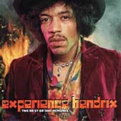 Best Of Jimi Hendrix New 2000 2 Sided Art Promo Flat - fender stratocaster exp purple haze blues woodstock image 1