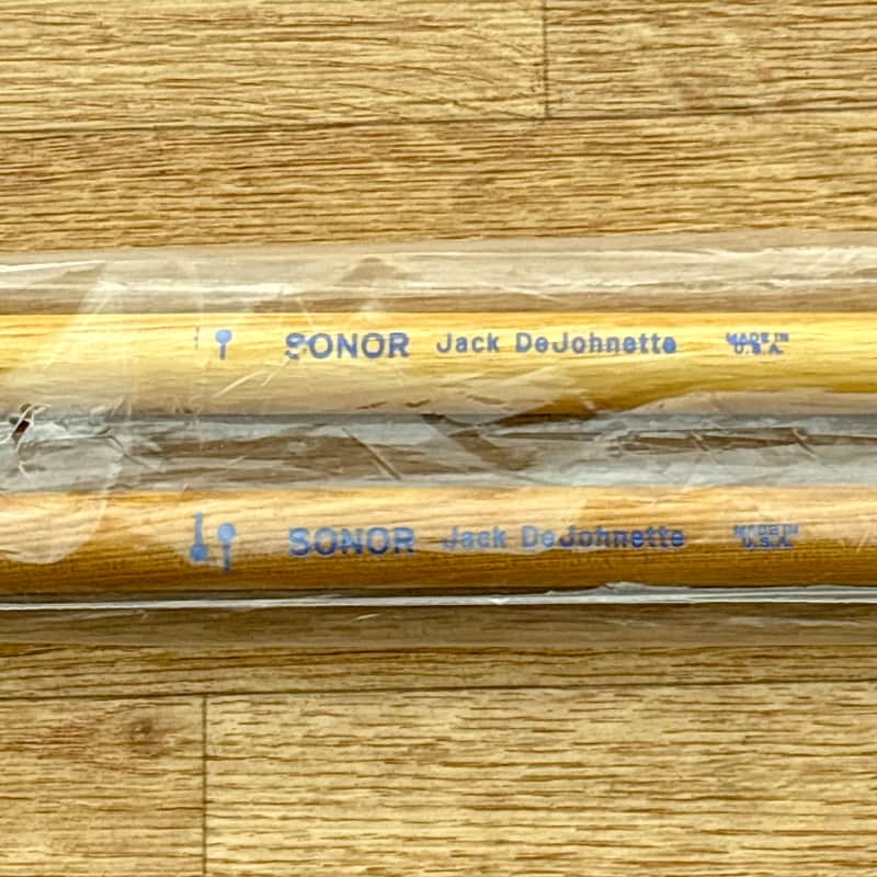 N.O.S. Vintage Sonor Jack DeJohnette Wood Tip Drum Sticks w/ Original Bag image 1