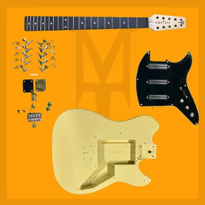 Complete Electric 10 String Mandocello / Cittern Build Kit (MT31K) Blonde image 1
