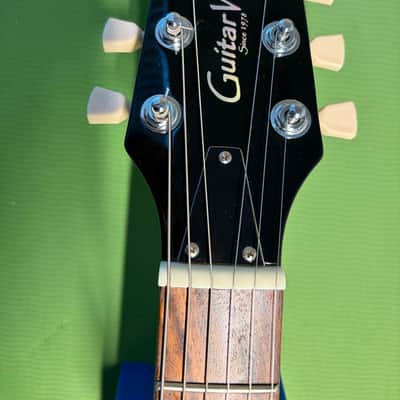 Richmond VA Guitar Works Les Paul Slash Clone Early 2000's yellow/black burst image 7