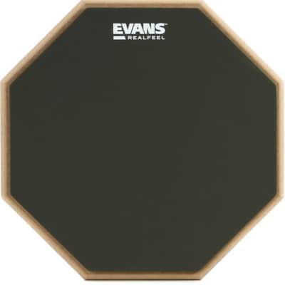 Evans RealFeel 2-sided Practice Drum Pad - 12 inch image 2