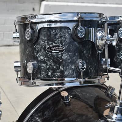 Used PDP MX Series 10", 12", 14", 22" Drum Kit in Black Diamond Pearl image 4