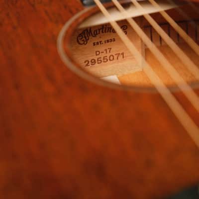 Martin D-17 Standard Series Mahogany Dreadnought Acoustic Guitar image 16