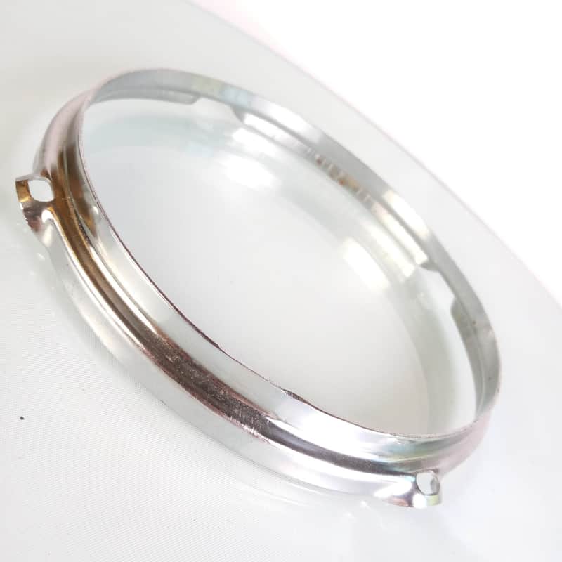 Ludwig 7" 4-Lug Stick-Chopper Bongo Drum Batter Rim/Hoop Chrome Vintage 60s-70s image 1