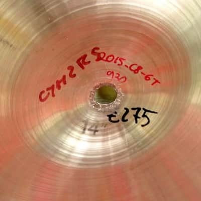 Immagine PAISTE 2002 14” Heavy Hi Hat 1976. VINTAGE.(CYM2RG) - 4