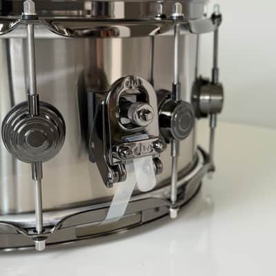 Rare DW Collector's Series 6.5x14” Black Ti Titanium Metal Snare Drum image 8