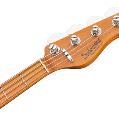 Sadowsky MetroExpress 24-Fret Modern Bass, Roasted Maple Fingerboard, 4-String - Solid Ocean Blue Metallic High Polish image 7