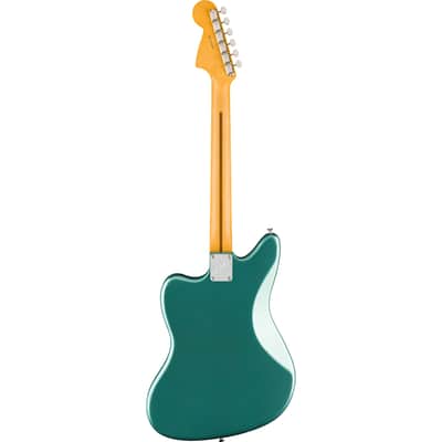 Fender American Professional Classic Jaguar - Rosewood Fingerboard, Faded Sherwood Green Metallic image 3