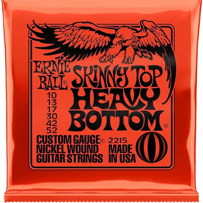 Ernie Ball Skinny Top Heavy Bottom Slinky Nickel Wound Electric Guitar Strings - 10-52 Gauge image 1