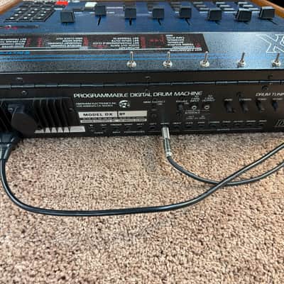 Oberheim DX 6-Voice Drum Machine 1982 / Modded with Linn LM-1 Drum Eproms/ MIDI image 2