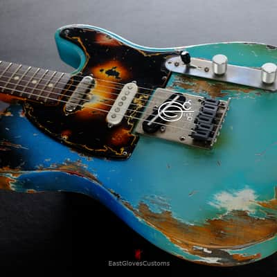 Fender Telecaster Nashville Deluxe Series Seafoam Green Aged Relic image 7
