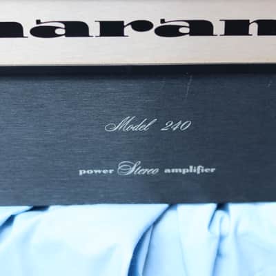 Marantz 240 power amplifier made in USA black panel - black image 2