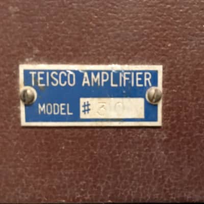Vintage Teisco Model #30 Tube Amp 1950's image 4